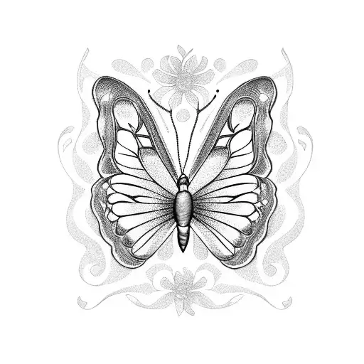 Floral Butterfly