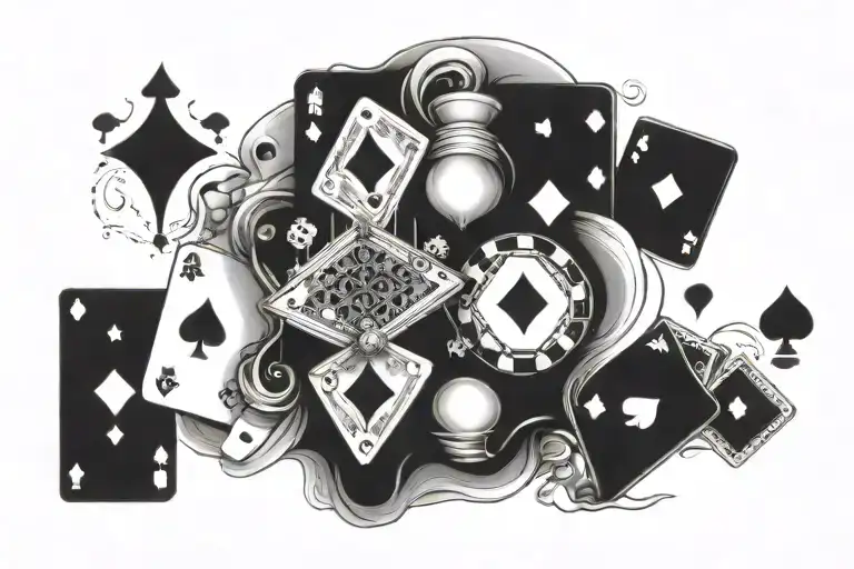 Gambling Themed Sleeve