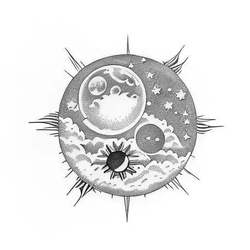 Moon Revolving The Sun