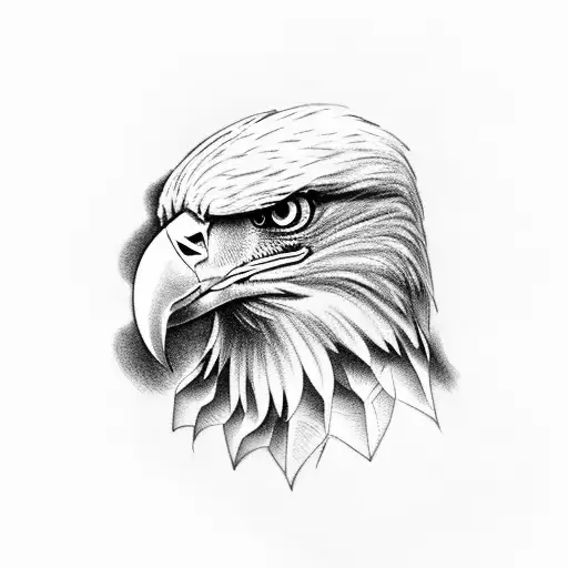 Eagle Flying With Fire