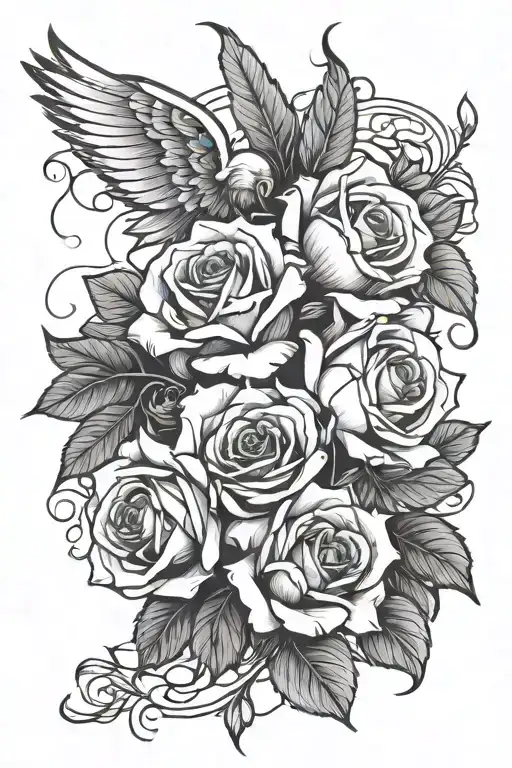 Roses And Fallen Angel