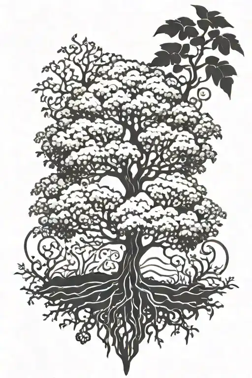 Poison Tree Silhouette