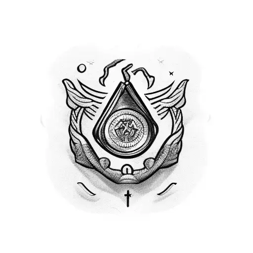 A Witch With A Book With The Symbol Of Medicine On The Cover Of The Book