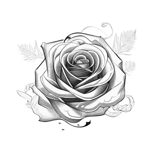 A Fierce Rose Intertwined With A Gun