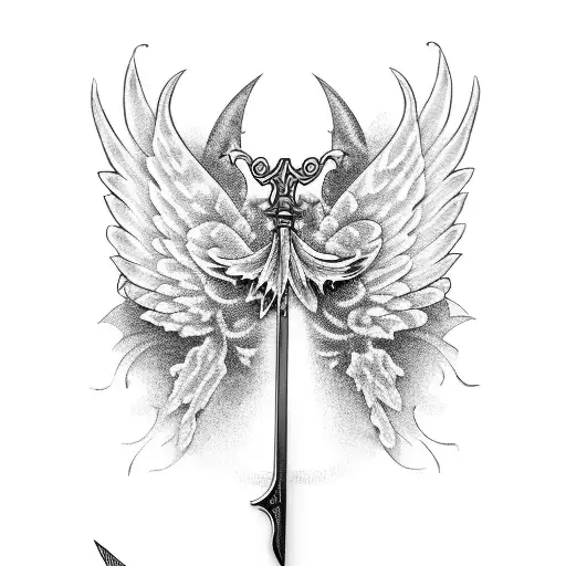 Sword With Butterfly Wings