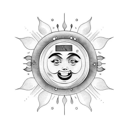 Sun With A Happy Face