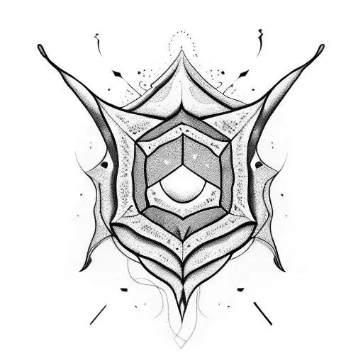 Combine A Stingray And A Rose In A Unique And Abstract Design