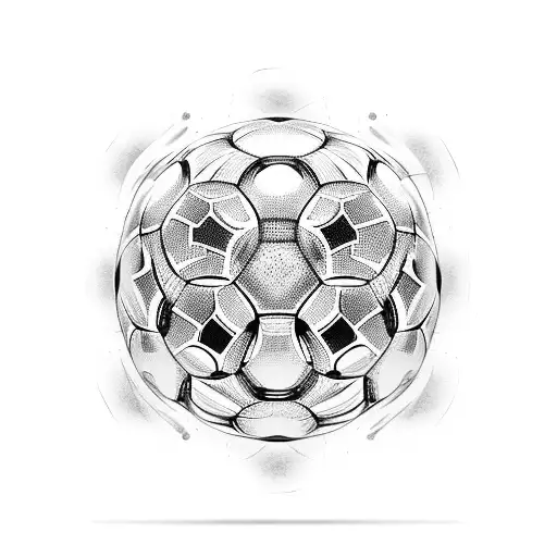 Soccer Ball Transforming Into A Pack Of Energetic Dogs