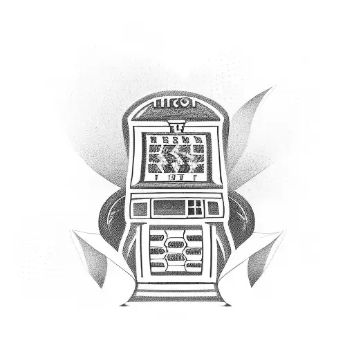 A Slot Machine That Displays 7 7 7 But It's Made Out Of Kids Building Blocks