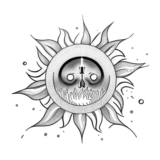 Plant With Sun And Water