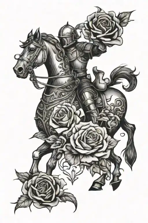 Knight And Rose