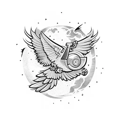 Astronaut With 2 Pheonix