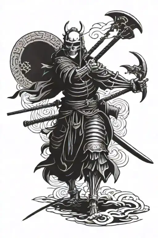 Samurai Skeleton