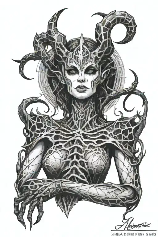 Daedric Prince Mephala Arachne Spooky Theme