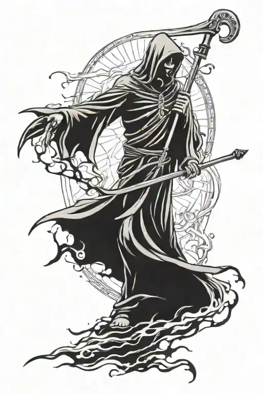 Grim Reaper Silohuette