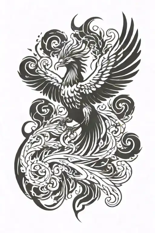 Phoenix Rising Phoenix From Fire
