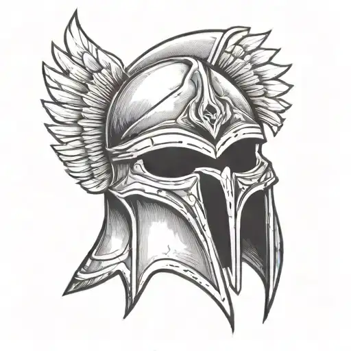 Spartan Helmet Memento Mori