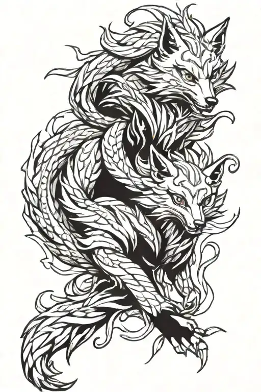 Nine Tailed Fox From Naruto