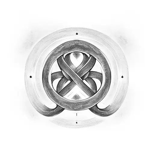 Infinity Symbol And Initials