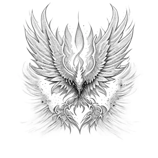 Phoenix Rising From The Ashes
