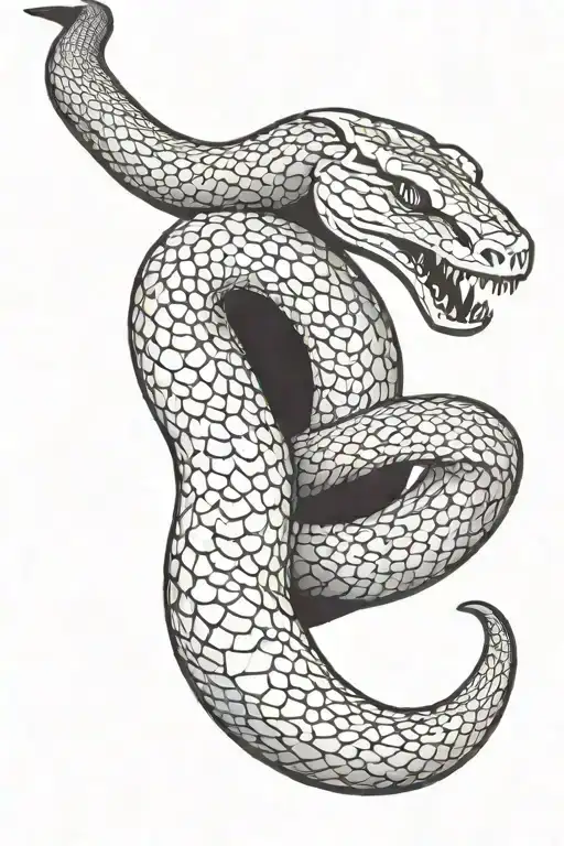 Snake Around Arm Sleeve