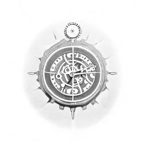 A Family Tree With Clock Gears As Branches