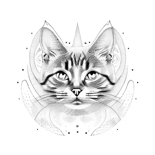 Cat Sitting On Top Of The Sun