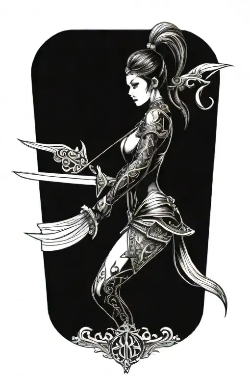 Sexy Valkarie Warrior With Sword