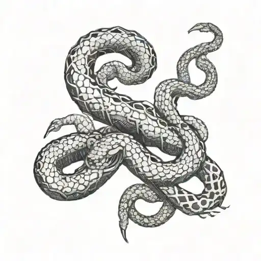 Scorpian And Snake Wrapped