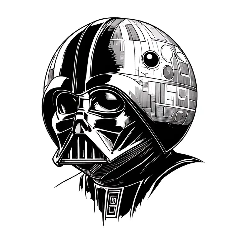 Vader With Death Star