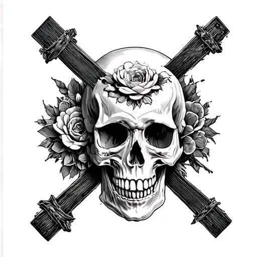 Cross Over A Skull