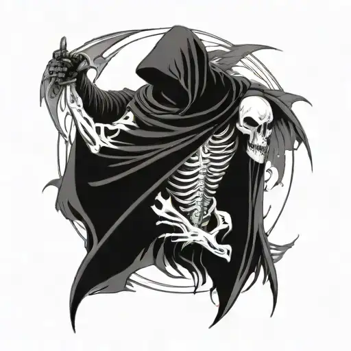 Reaper And Soul Leaving The Body