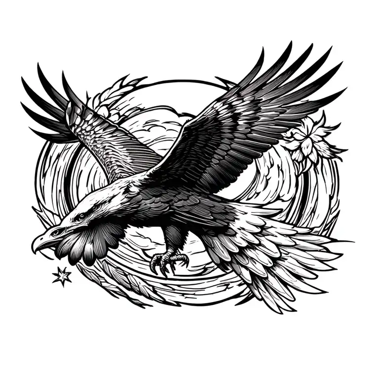 Eagle Flying