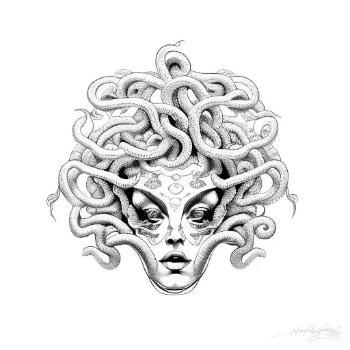 Medusa's Head As A Cover Up