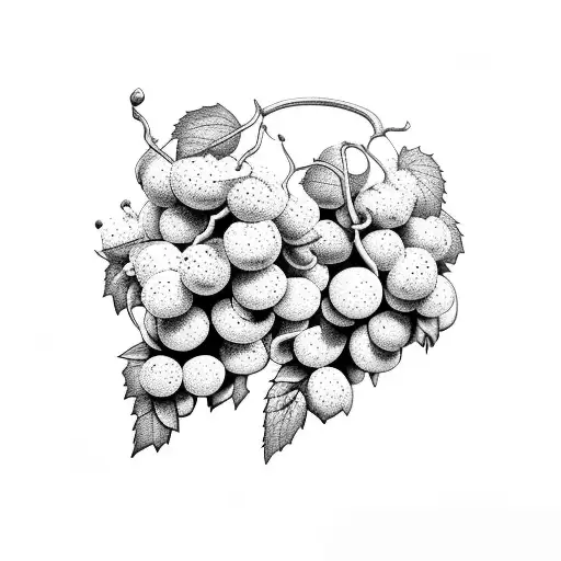 Coffee And Hops Plants Intertwined Wirh Wine Grapes