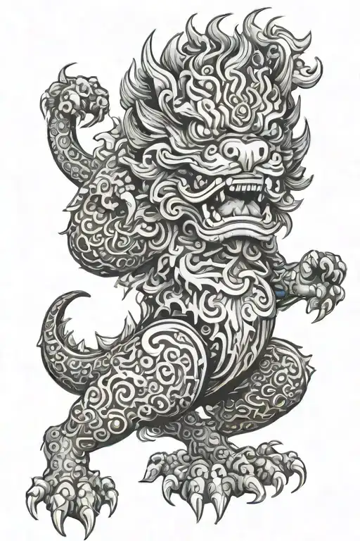 Foo Dog Angry