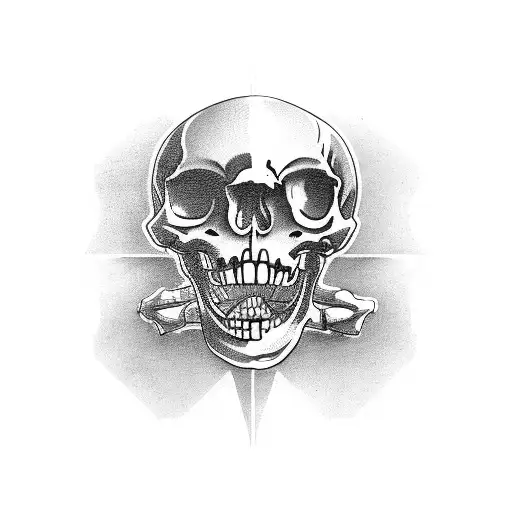 Full Body Skeleton With Broken Bones