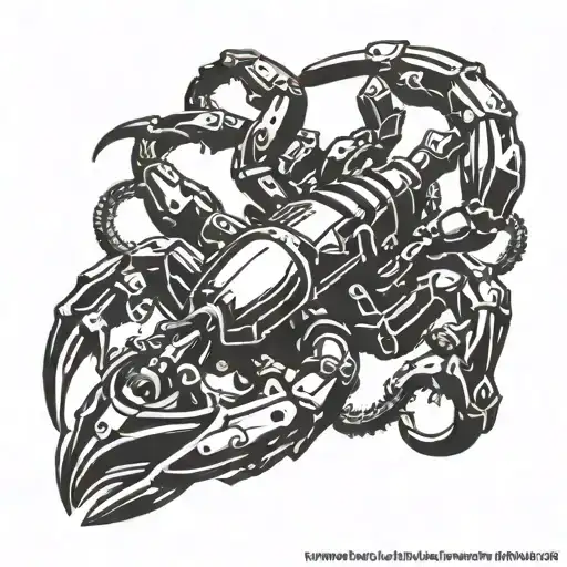 Incorporate A Mechanical Scorpion Design Inspired By Engineering Elements