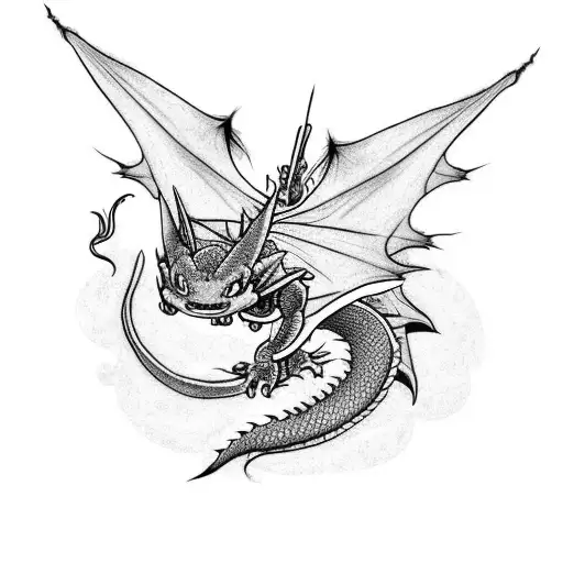Toothless Dragon