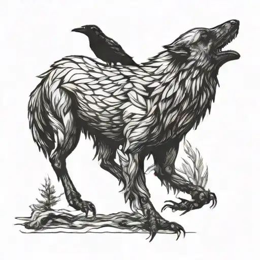 Crow And Wolf