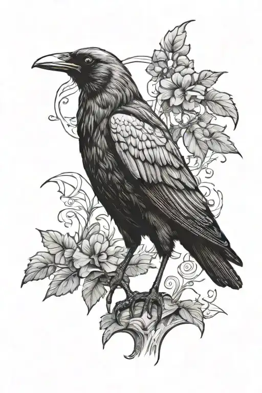 Crow Standing