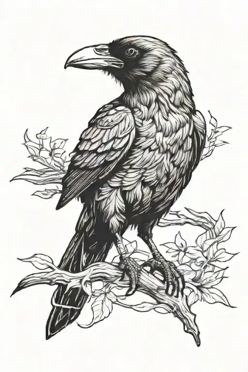 Crow Standing