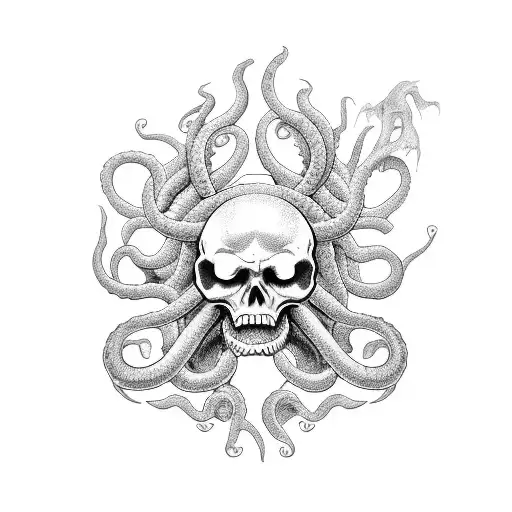 Kraken Calaverico Cuidado Un Cofre
