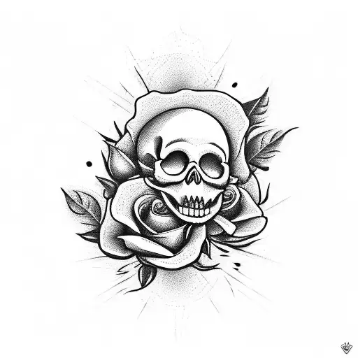 Skull And Roses