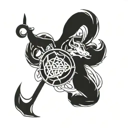 Leo Sagittarius Zodiac Sign Intertwined