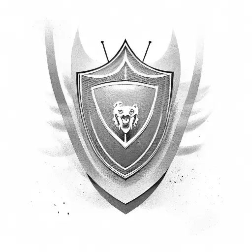 Shield Wall Lineman Football