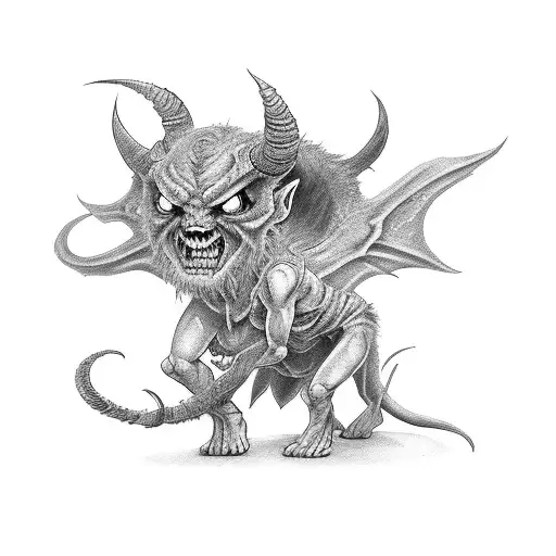 Demon Child Carrying Souls