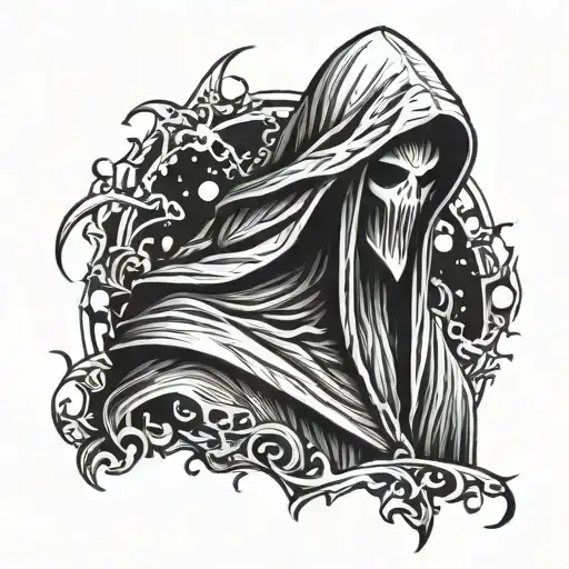 Ghost With Pointed Hood Standing