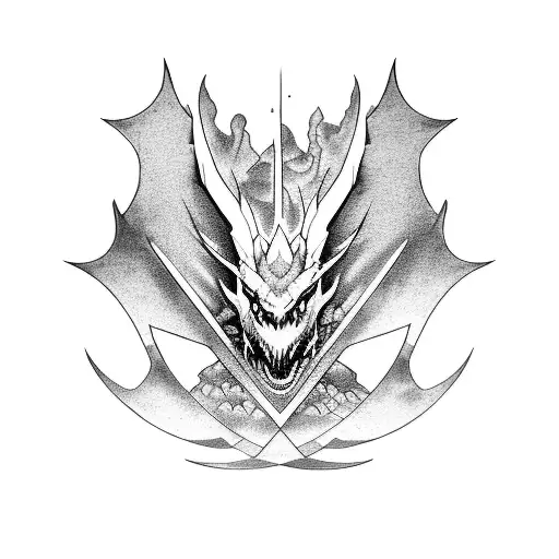 A Dragon And A Video Game Console Combined Into A Single Design