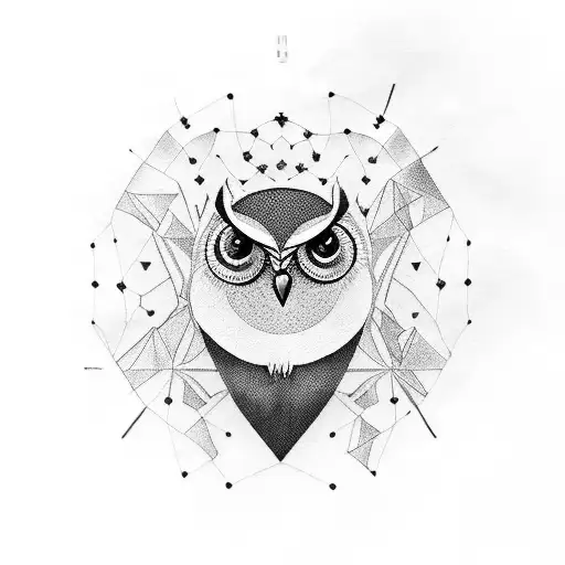 Rock Music Inspired Owl